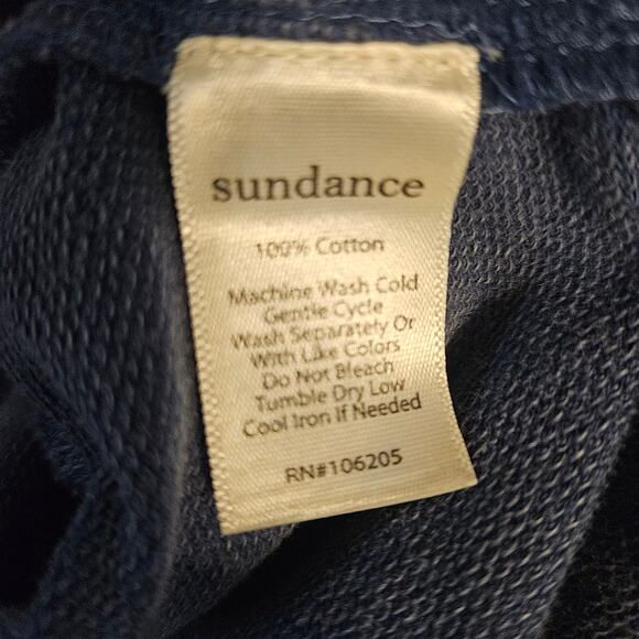 Sundance Oversized Henley Style Eyelet Print Top  Sz Small - Picture 10 of 11